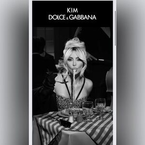 KIM For Dolce & Gabbana
